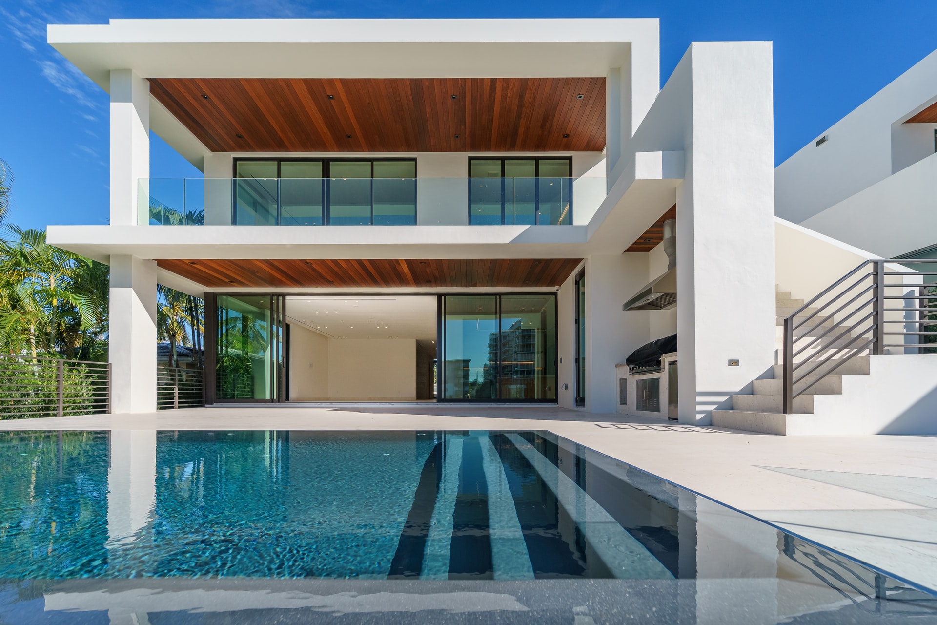 Modern house with pool
